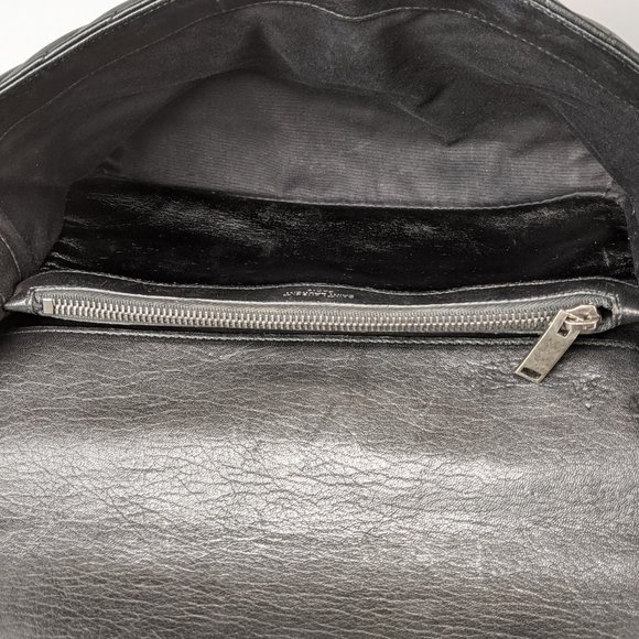 SOLD Saint Laurent Black Large College Bag - Picture 4 of 12